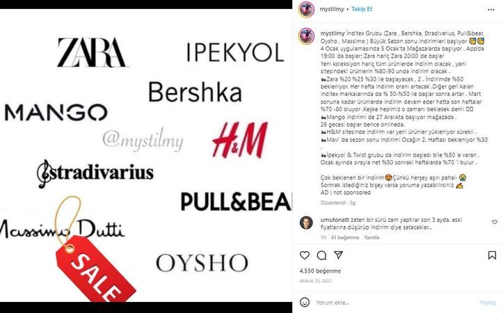 Zara, Bershka, Stradivarius, Pull&Bear ve Mango’da %70 İndirim! Stoklar Bir Doluyor, Bir Boşalıyor! Kapış Kapış Alınıyor; Çabuk Yetişin… 3