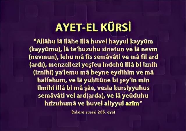 Ayetel Kürsi Nasıl Okunur, Anlamı Nedir? Ayetel Kürsi kaç kez okunmalı? Bilinmeyen Faziletleri Belli Oldu. Her gün Okursanız… 3