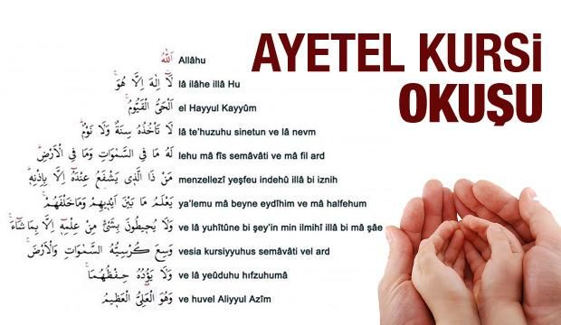 Ayetel Kürsi Nasıl Okunur, Anlamı Nedir? Ayetel Kürsi kaç kez okunmalı? Bilinmeyen Faziletleri Belli Oldu. Her gün Okursanız… 1