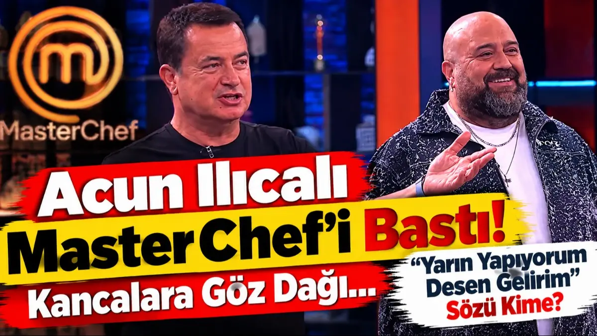Acun Ilıcalı MasterChef’i Bastı! Kancalara Göz Dağı...  “Yarın Yapıyorum Desen Gelirim” Sözü Kime?