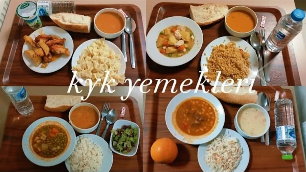 Ankara KYK yurtlarında yemek menüsü nereden öğrenilir? Menü ve Saat duyurular nerede?