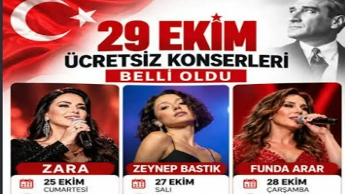 Ankara’da üç gün, üç konser var! Zara, Zeynep Bastık ve Funda Arar... Şentepe konseri saat kaçta, nerede?