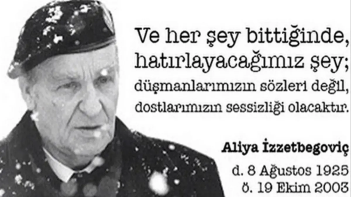 “Bilge Kral” Aliya İzzetbegoviç kimdir? 23 Yıl geçti... Hapishaneden devlet başkanlığına uzanan hayatı!