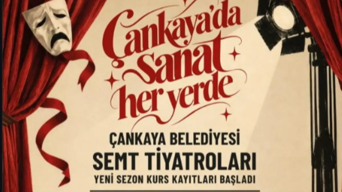 Çankaya Belediyesi'nde Tiyatro Duyurusu Yapıldı! Kursu Başvuruları Nereden ve Nasıl Yapılır? İşte Detaylar