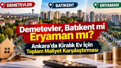 Demetevler, Batıkent mi Eryaman mı? Ankara’da Kiralık Ev İçin Toplam Maliyet Karşılaştırması
