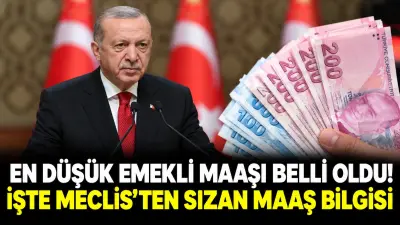 En Düşük Emekli Maaşı Belli Oldu! İşte Meclis'ten Sızan Maaş Bilgisi