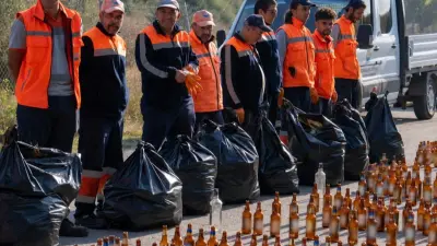 Gölbaşı'nda toplatılan şişelerle yazılan o yazı şoke etti: Yakup Odabaşı'ndan acil çevre çağrısı!