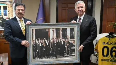 Mansur Yavaş'tan TESK'e Kritik Ziyaret: Birlik Başkanı Mehmet Yiğiner ile Görüştü