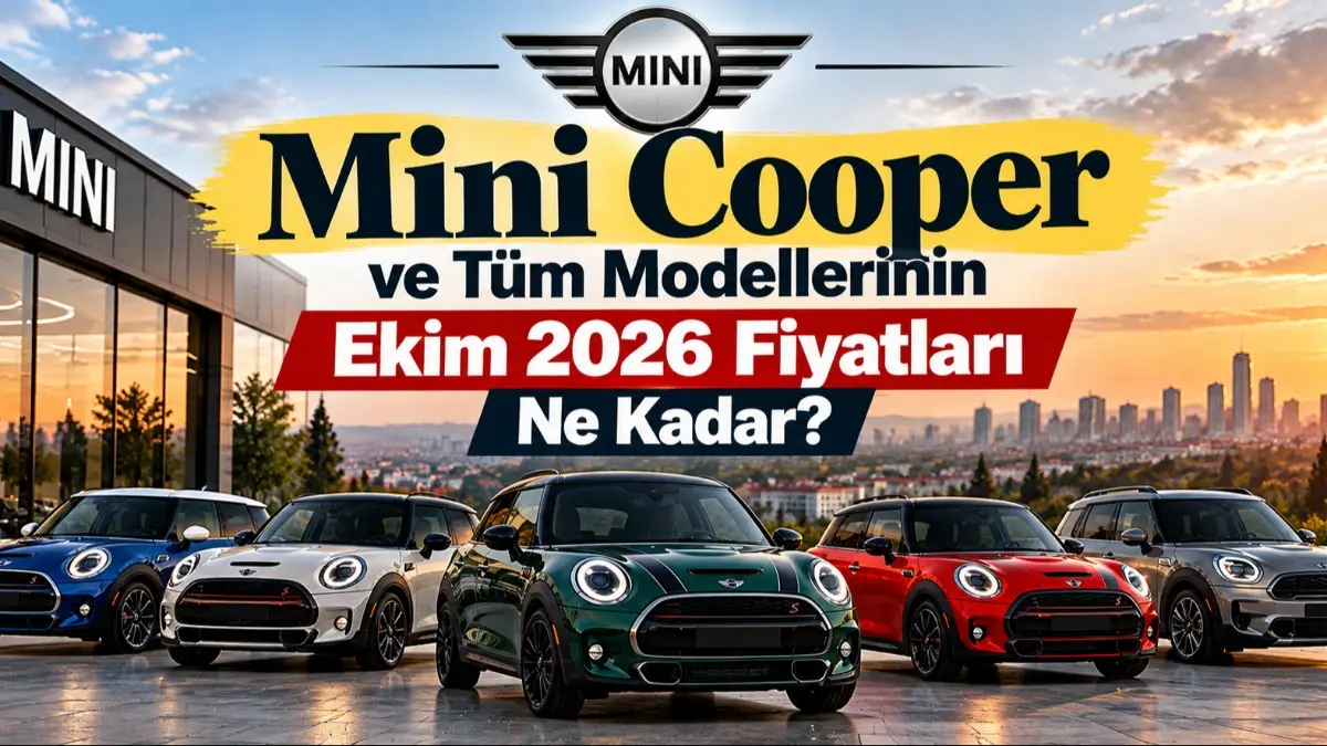 Mini Cooper ve Tüm Modellerinin Ekim 2026 Fiyatları Ne Kadar?
