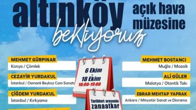 Türkiye'nin Ustaları Altınköy Açık Hava Müzesi'nde Buluşuyor: Çömlekten Cam Sanatına Büyük Buluşma